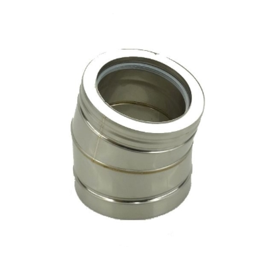 DW INOX REEKS MF BOCHT 15° Ø 200