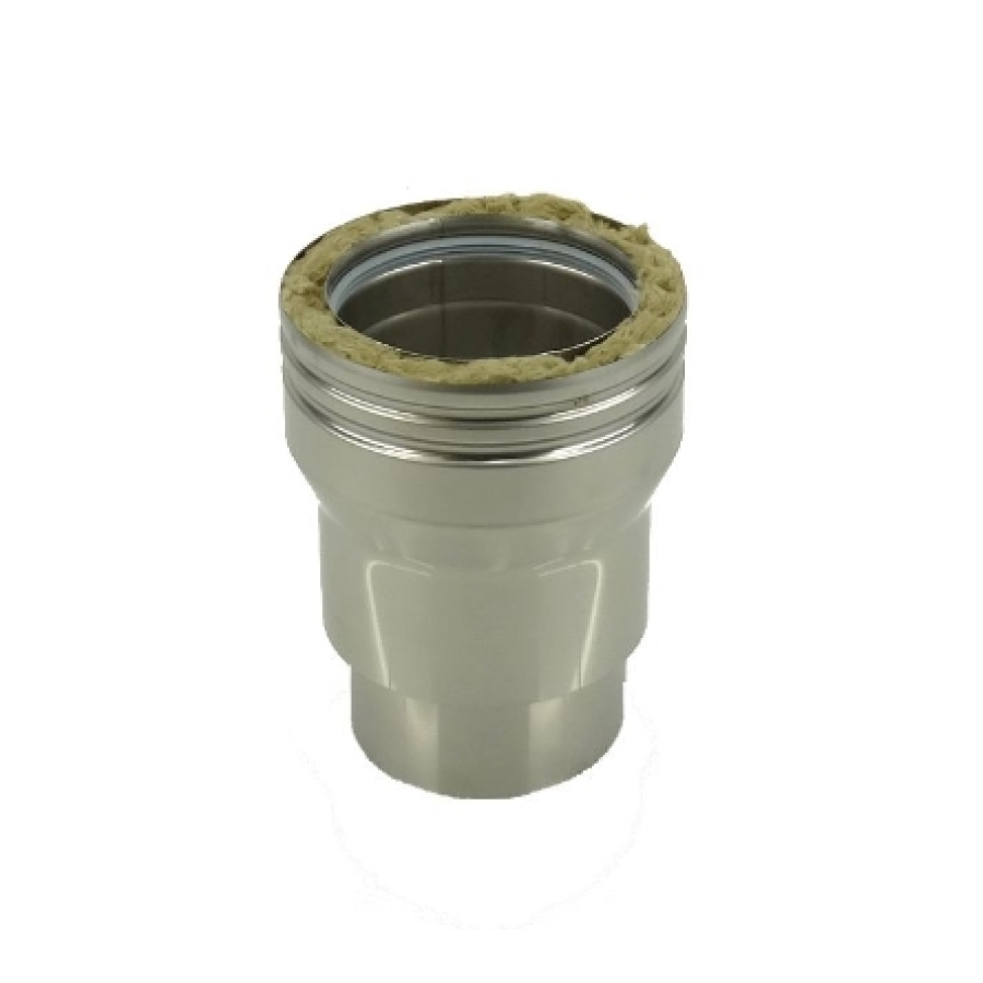 DP INOX SERIE MF CONNEXION DOUBLE - DOUBLE Ø 200