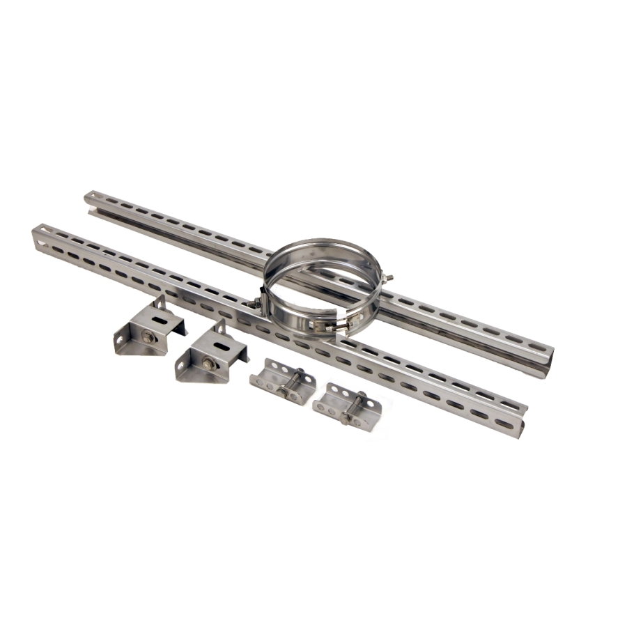 DW INOX SERIE MF SUPPORT COUDE Ø 250