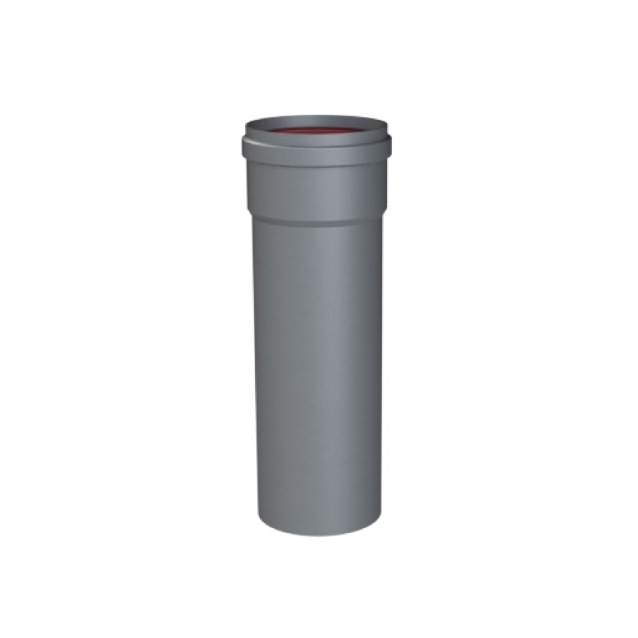 GESL ROOKAFVOER ALU DIKW BUIS 250 MM Ø 80