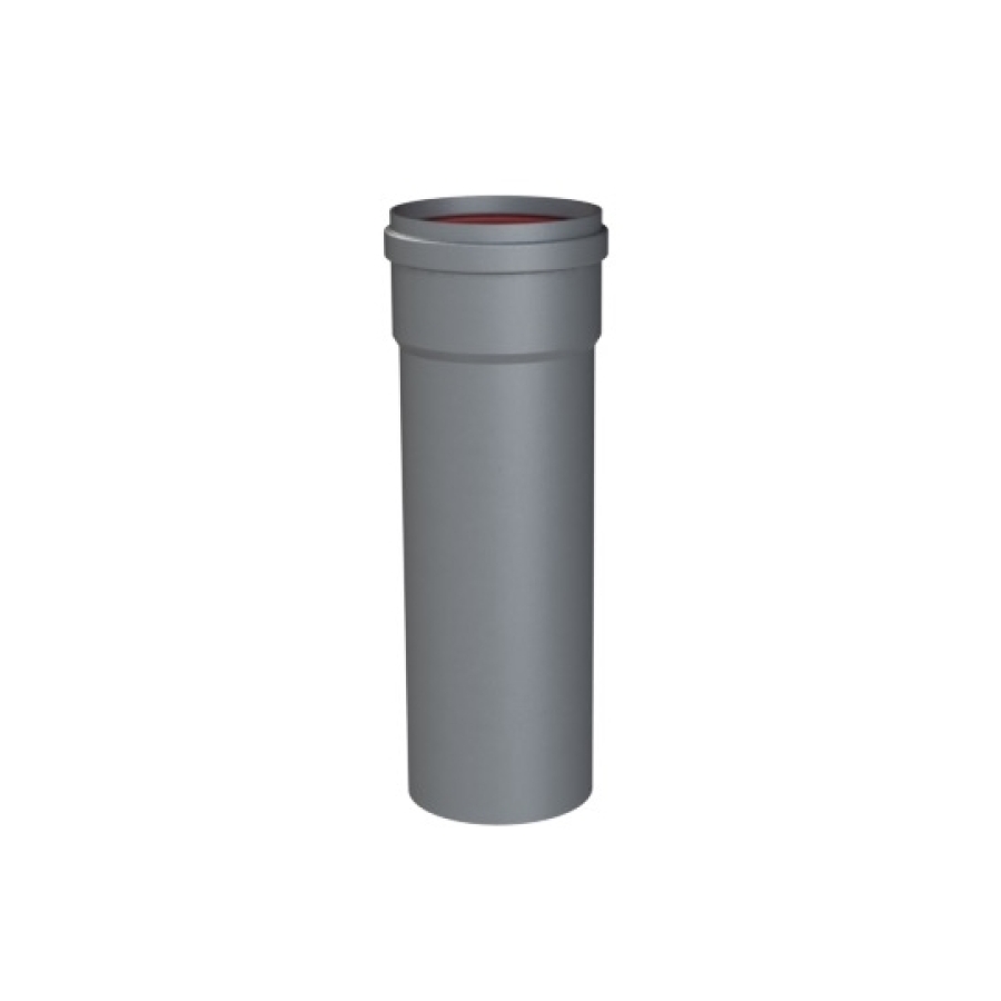 GESL ROOKAFVOER ALU DIKW BUIS 500 MM Ø 80