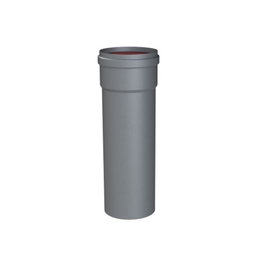 GESL ROOKAFVOER ALU DIKW BUIS 2000 MM Ø 80