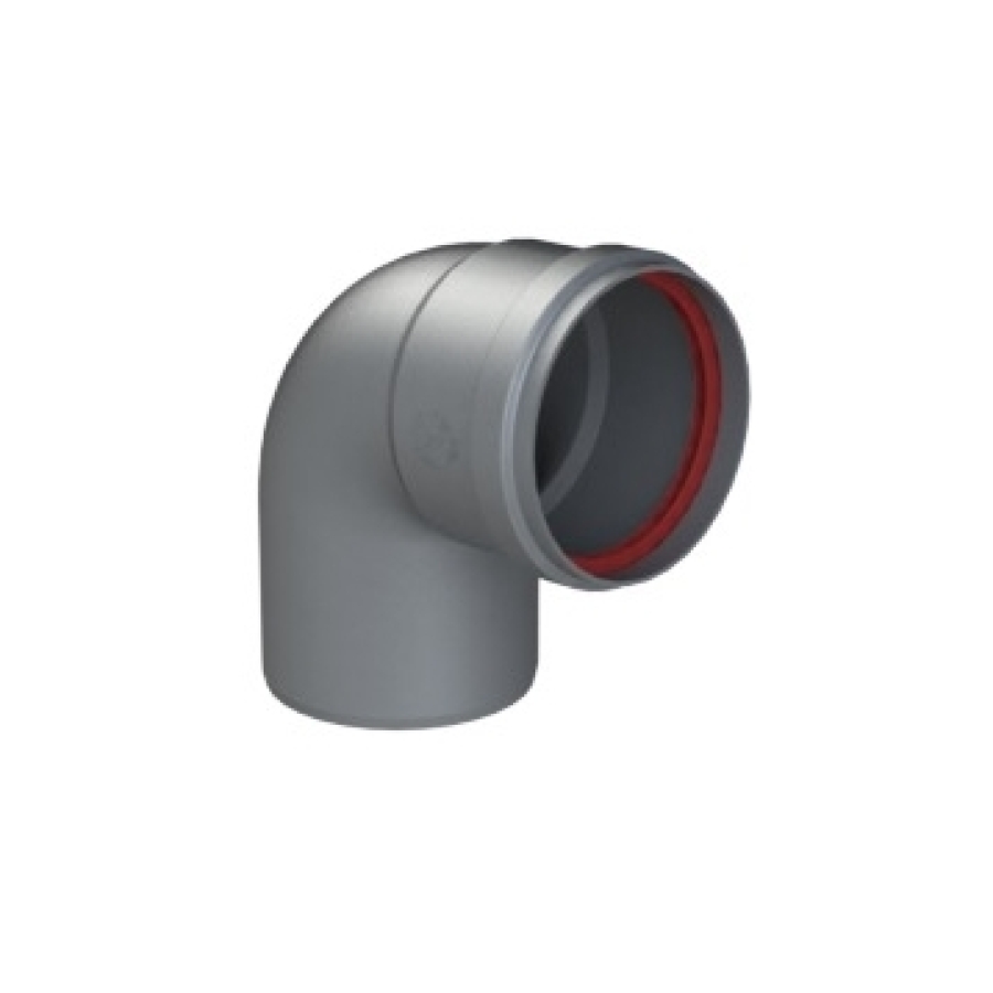 SYST VENTOUSE ALU 1,5 MM COUDE 90° Ø 100