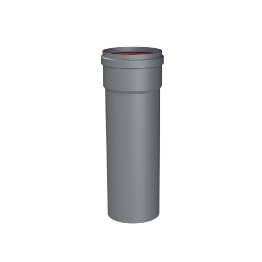 GESL ROOKAFVOER DIKW ALU BUIS 250 MM Ø 100