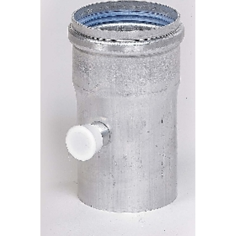 GESL ROOKAFVOER DIKW ALU COND.AFLOOP Ø 100