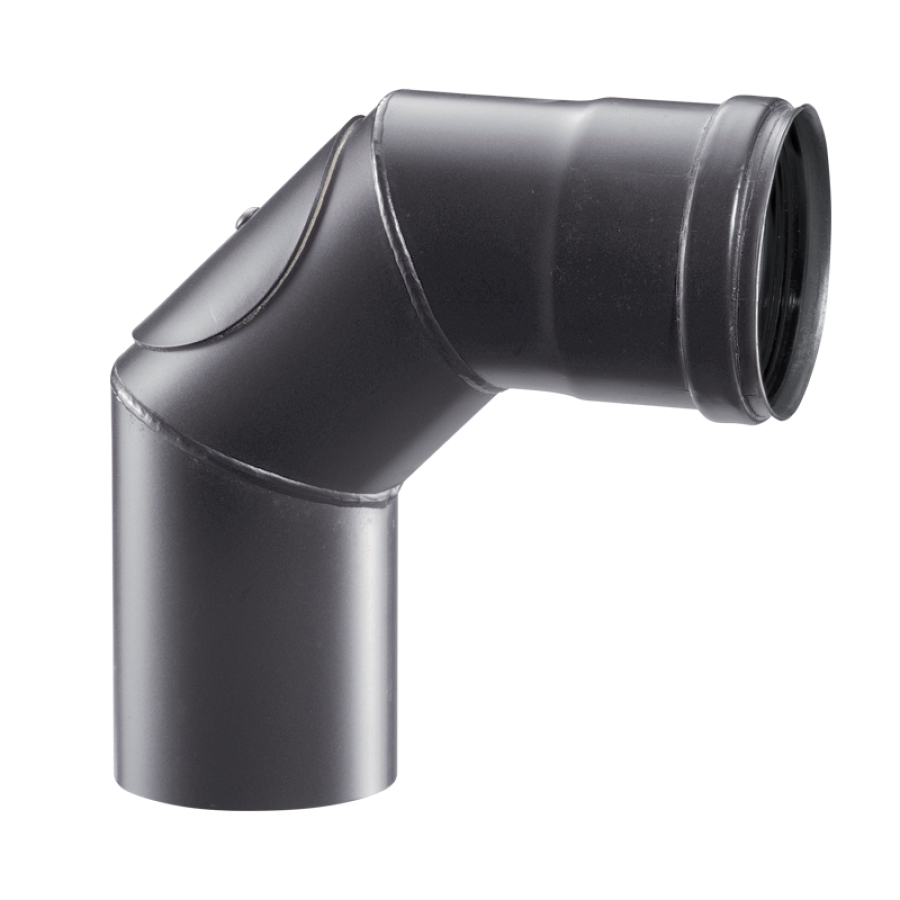 ACIER CARB NR 1.2 MM CDE + TRAPPE 90° Ø 100 2 PCS