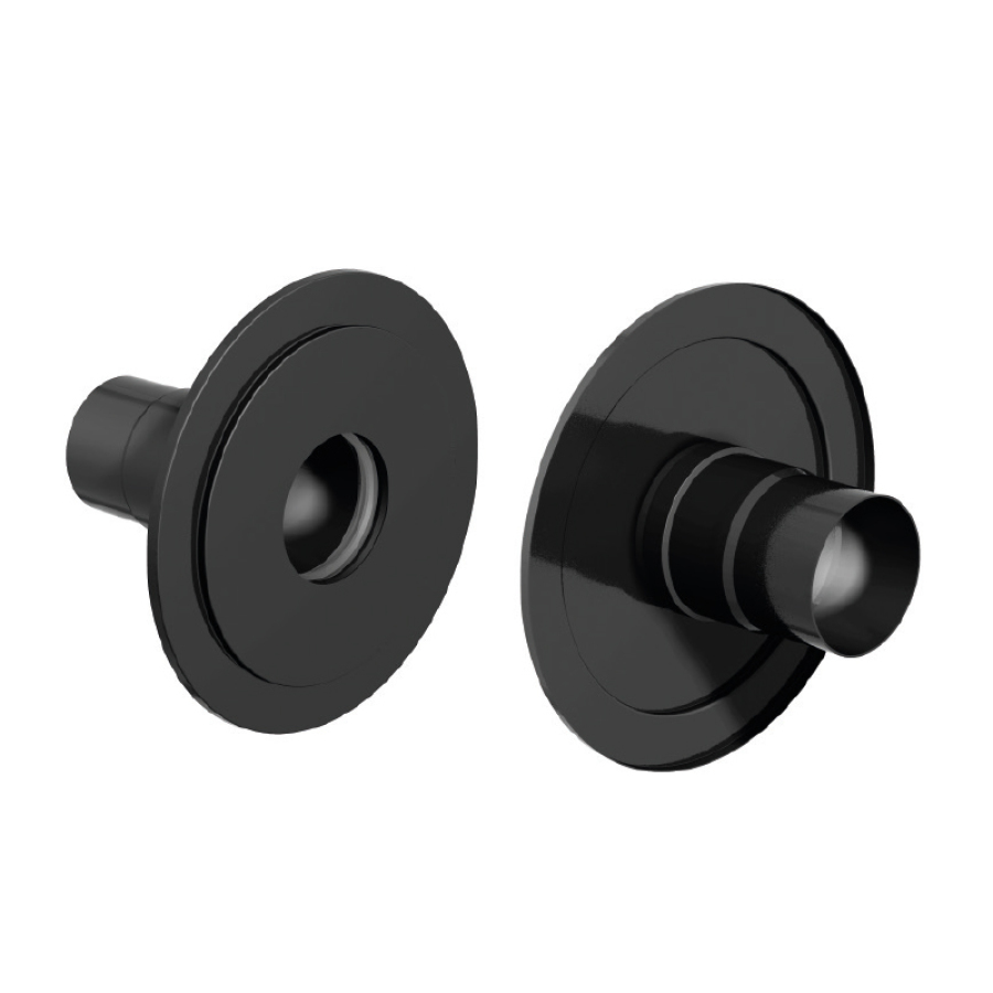 CARBONSTAAL ZW 1.2 MM TELESC MUURAANSL Ø 100