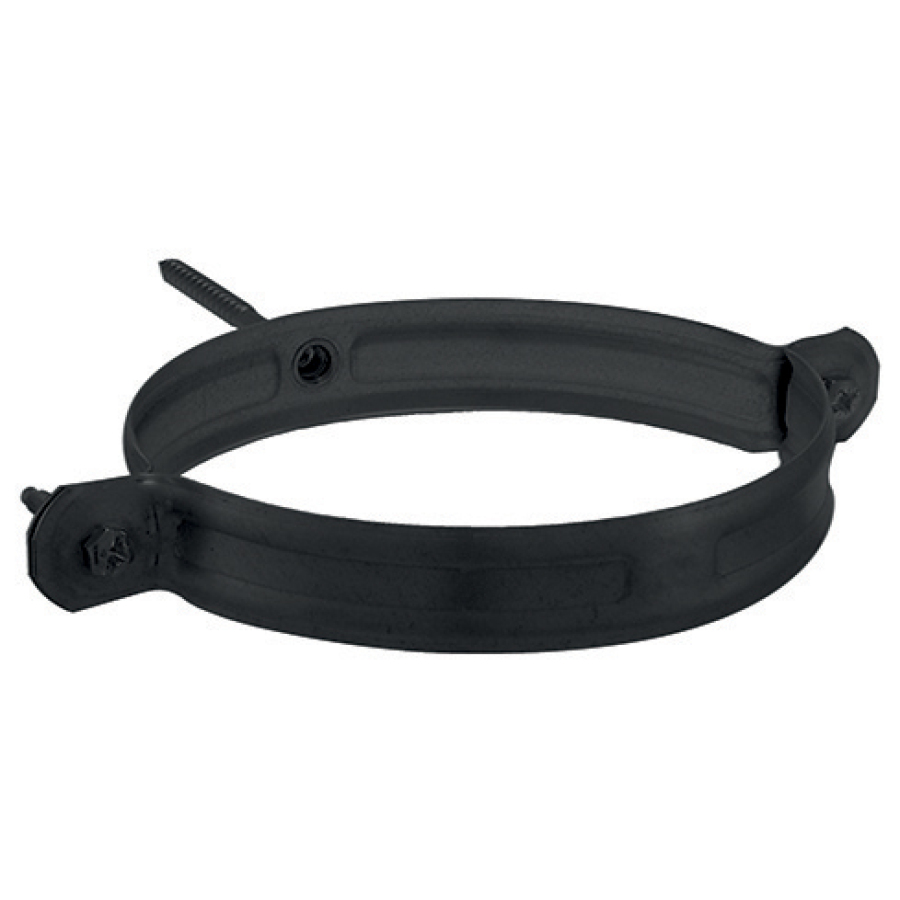 GESL ROOKAFVOER MAT ZWART MUURBEUGEL M8 Ø 80