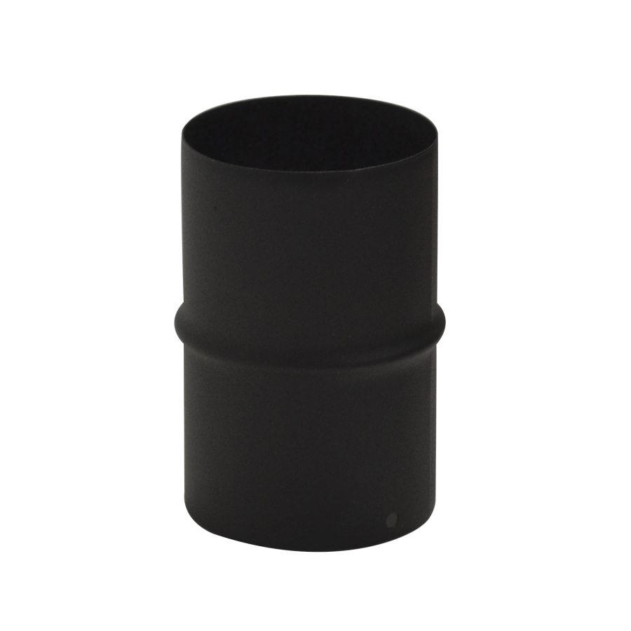 SYST PELLETS NOIR MAT ADAPTATEUR Ø 80 M/M