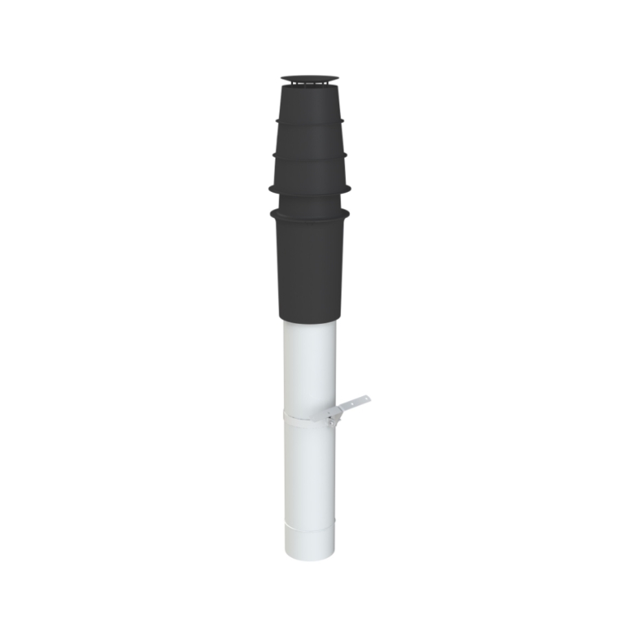 ECONEXT HR GESL DDVB Ø 80/125 INOX CONDENSATIE