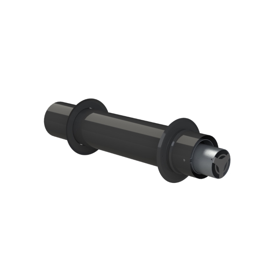 GESL ROOKAFV ALU 100/150 MUURDOORVOER