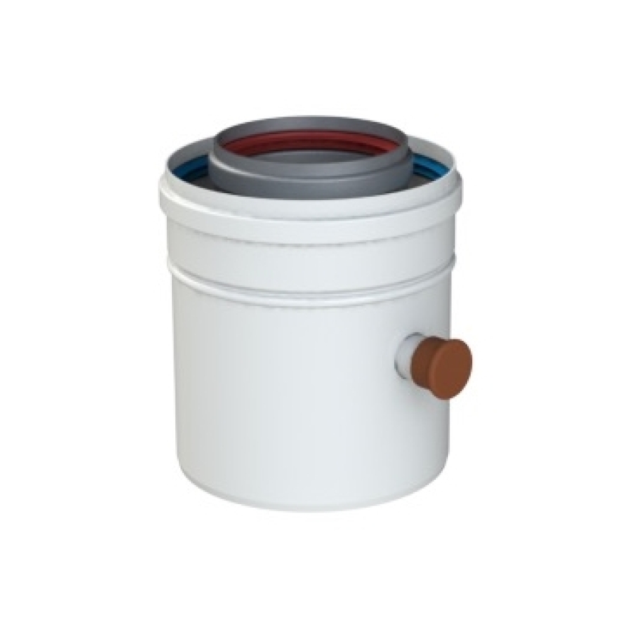 GESL ROOKAFV ALU 60/100 CONDENSUITLOOP