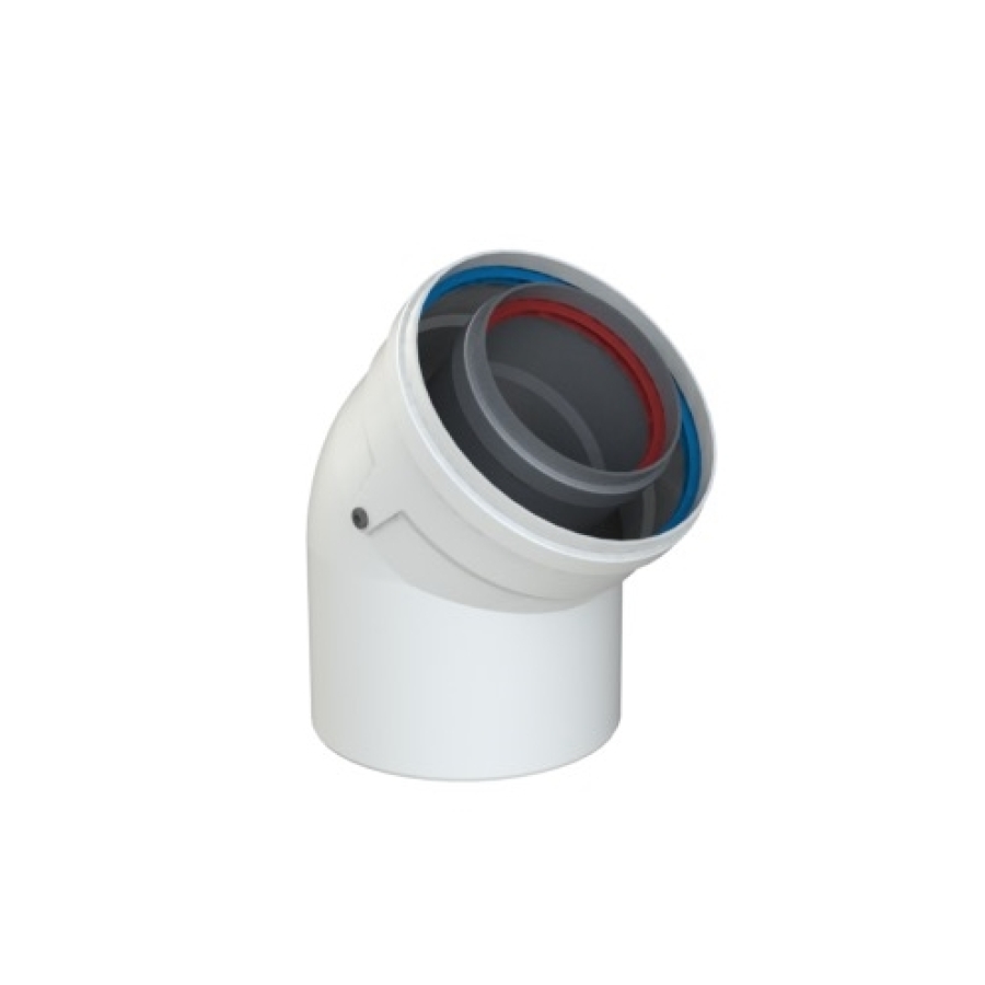 GESL ROOKAFV ALU 80/125 45°