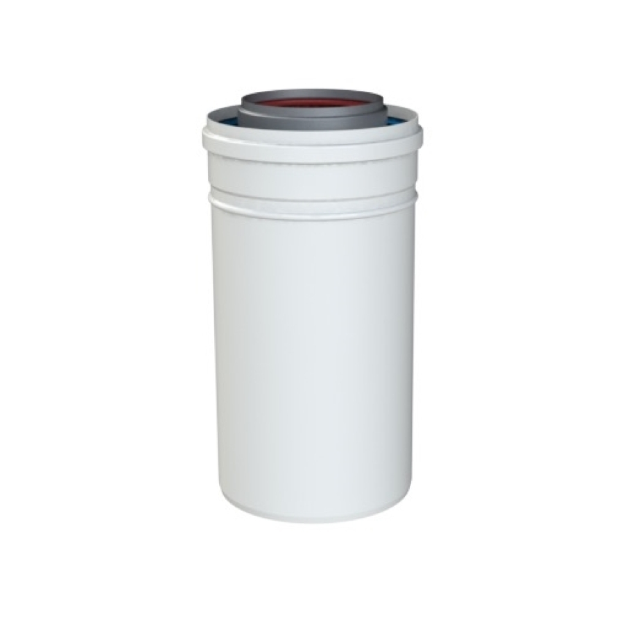 GESL ROOKAFV ALU 80/125 500 MM