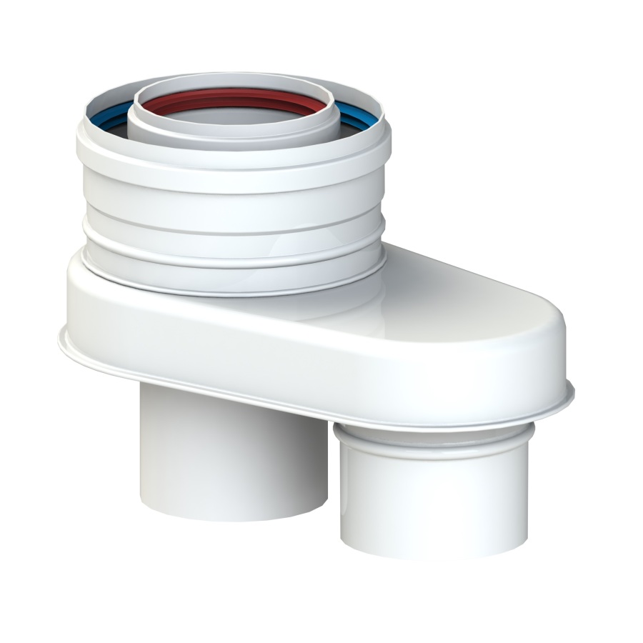 ADAPTER BROEKSTUK 80/80-80/125