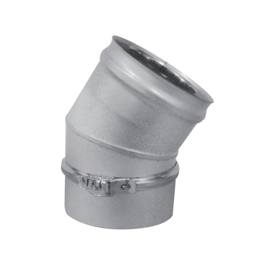 CLV OVERDR. BOCHT 30° 100/150 INOX/ALUZINK