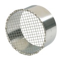 INOX 316 Ø 80 OPZETSTUK VLAK + GAASDRAAD