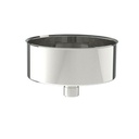 INOX 316 EW STOP MET AFLOOP Ø 100