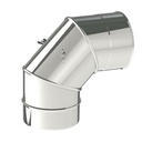 INOX 316 SP COUDE 90° + TRAPPE VISITE Ø 131