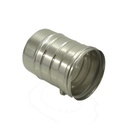 INOX EW 316 + SILICONERING Ø 113 HOR MEET/CONDENS