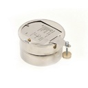 INOX EW 316 + SILICON Ø 130 TOCHTKLEP VR T 90°