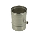 INOX EW 316 + SILICONERING Ø 150 CONDENS VERTIKAAL