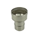 INOX EW 316 + SILICONERING Ø 80/250 VERGROTER