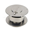 INOX EW 316 + SILICONERING Ø 250 TREKKAP + LUIK