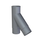 ALU ENKELWANDIG T-STUK 45° Ø 180