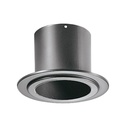 STAAL 2.0 MM MAT ZWART Ø 200 MUURAANSL + ROZAS