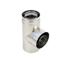 INOX GESL RGA T 90° 80/125 UK