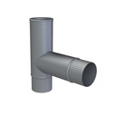 ALU ENKELWANDIG T-STUK 90° Ø 200