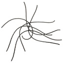 SNAP AND SWEEP 6 KUNSTSTOF VEZELS 30 CM Ø 3MM