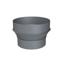 ALU ENKELWANDIG VERLOOPSTUK Ø 200/250