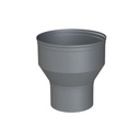 ALU ENKELWANDIG VERLOOPSTUK Ø 80/150