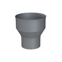 ALU ENKELWANDIG VERLOOPSTUK Ø 90/100