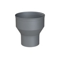 ALU ENKELWANDIG VERLOOPSTUK Ø 90/110