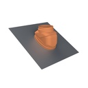 UNIV TERRA LOODPAN + SCHAAL DAK 25-45° Ø 150