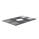 GALVA AFDICHTPLATEN PER SET Ø 200/214