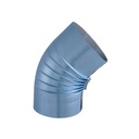 ALUMINE COUDE 45° Ø 130