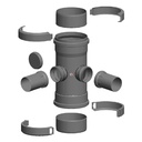 ATEC PP120 Ø 160 AFT FLEX 2 X Ø 80/125 MM 90°