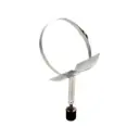 INOX EW 316 Ø150 STEUN VOOR BOCHT 87° 