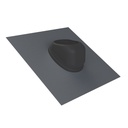 UNIVERSELE LOODVRIJE PAN HELLEND DAK 25-45° Ø60/100 - Ø80/125 (135MM)