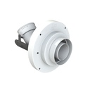 COXD PP120 STB 45° BRANDW STAR/FLEX Ø 80/125-80