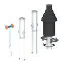 COXHYBRID Ø 180 DAK - EN BODEMSECTIE