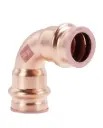 KOPER FITTING KOELGAS Ø 5/8" - FF BOCHT 90° (3 stuks)