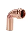 KOPER FITTING KOELGAS Ø 1/4" - MF BOCHT 90° (3 stuks)