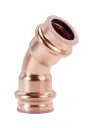 KOPER FITTING KOELGAS Ø 3/4" - FF BOCHT 45° (3 stuks)