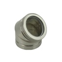 DW INOX REEKS MF BOCHT 45° Ø 180