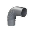 ALU ENKELWANDIG BOCHT 90° Ø 110